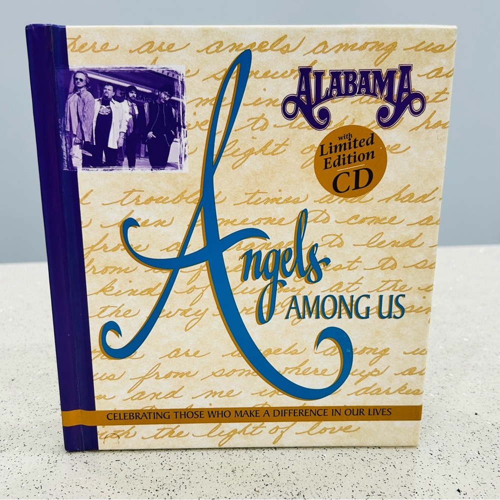 Alabama "Angels Among Us"~First / Limited Edition Book/CD Hardcover~Printed‎ USA